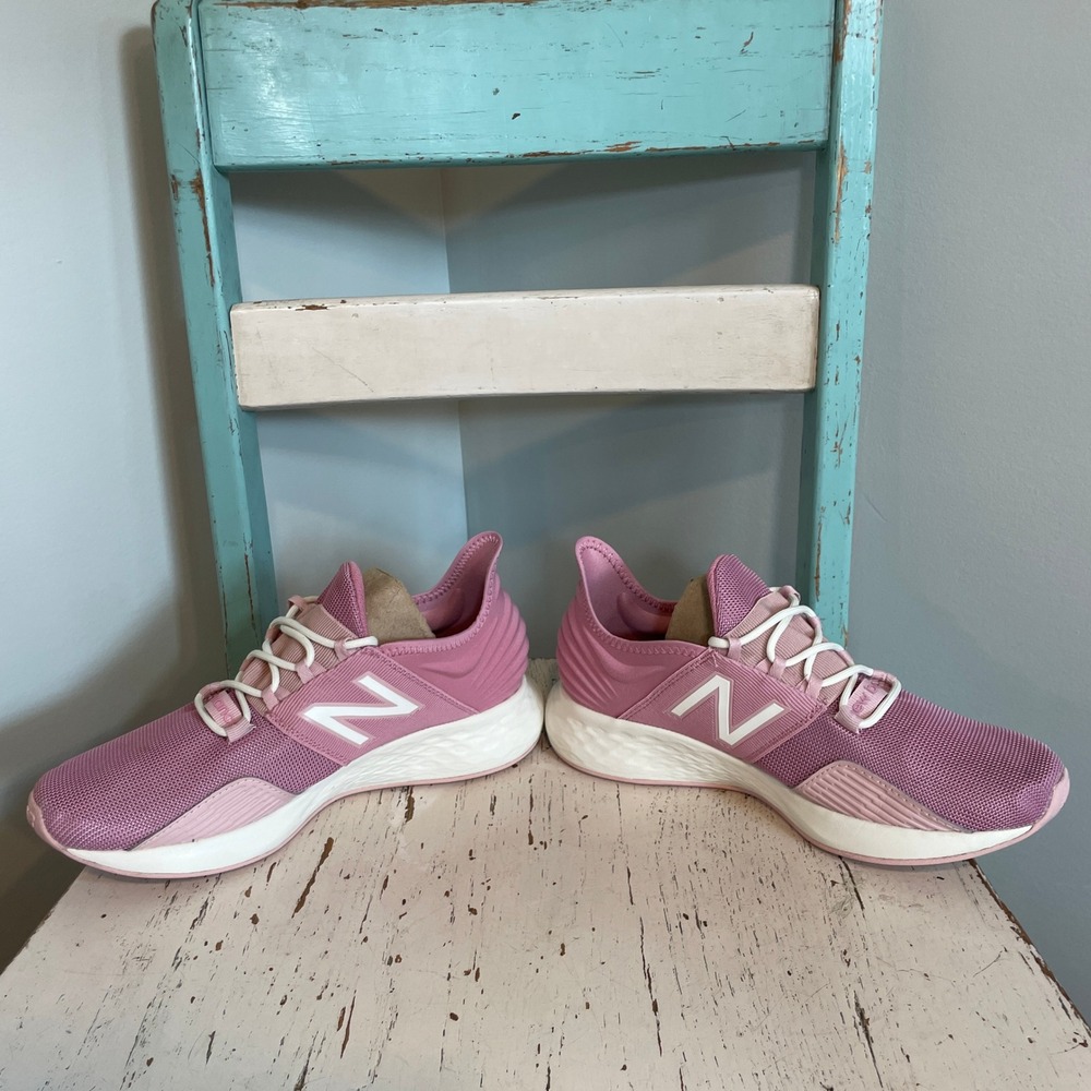 New Balance x FIGS Fresh Foam Roav V1 Pink Athletic Sneakers MROAVPR Womens 8.5 - Picture 7 of 9